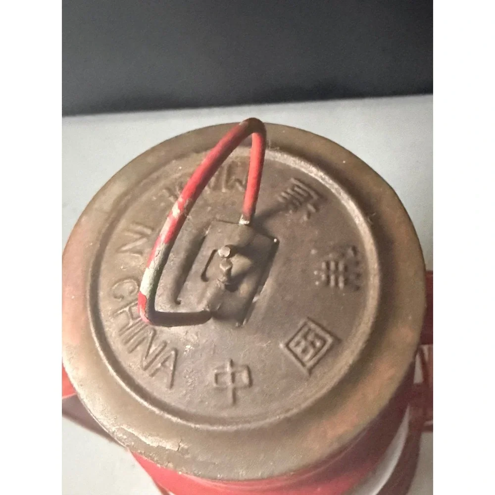 Vintage Swallow Brand No 235 Red Kerosene Lantern Hurricane Oil Lamp China